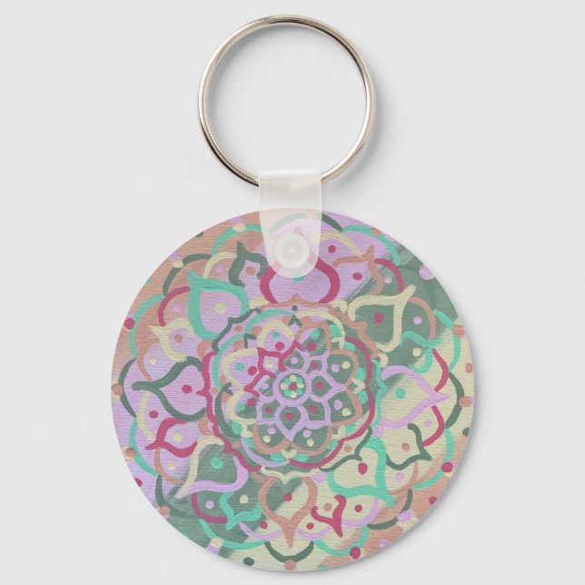 Porte-clés Porte - clé Mandala (Recto)