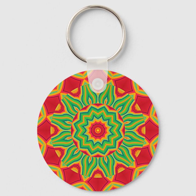 Porte-clés Porte - clé Mandala (Recto)