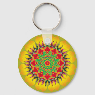 Porte-clés Porte - clé Mandala