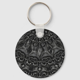 Porte-clés Porte - clé Mandala Charcharbon