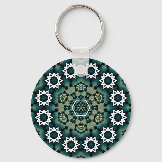 Porte-clés Porte - clé Mandala kaleidoscope (Recto)