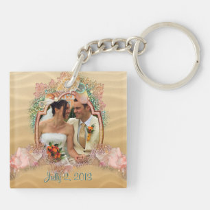 Porte-clés Porte - clé Mariage de Beach Keepsaké Ajouter VOTR