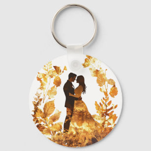 Porte-clés Porte - clé Mariage Rustique d'automne