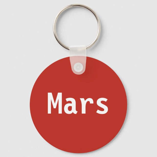 Porte-clés Porte - clé Mars (Recto)