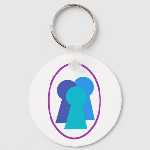 Porte-clés porte - clé médian de système