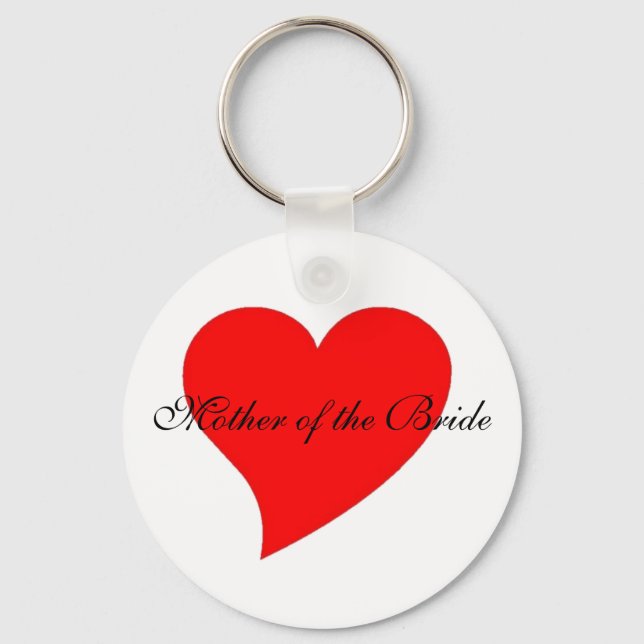 Porte-clés porte - clé "Mère de la mariée" (Recto)