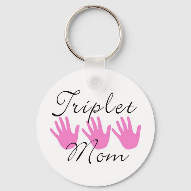 Porte-clés porte - clé mère triplet (Recto)