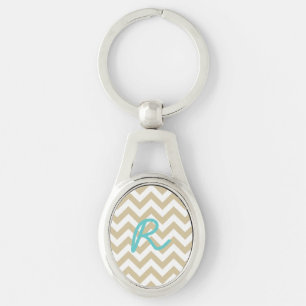 Porte-clés Porte - clé métallique Chevron tendance