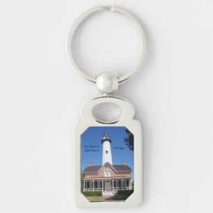 Porte-clés Porte - clé métallique du phare St. Simons