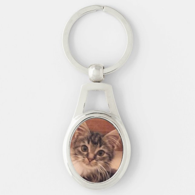 Porte-clés Porte - clé métallique Kitten Chats Clavier Clé de (Devant)