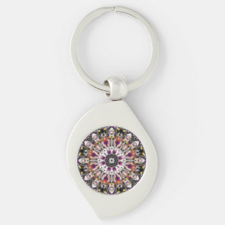 Porte-clés Porte - clé métallique Mandalastyle