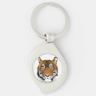 Porte-clés porte - clé métallique "Tiger Eyes"