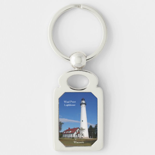 Porte-clés Porte - clé métallique Wind Point Lighthouse (Devant)