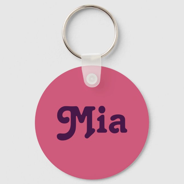 Porte-clés Porte - clé Mia (Recto)
