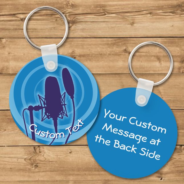 Porte-clés Porte - clé Microphone Studio (Créateur téléchargé)