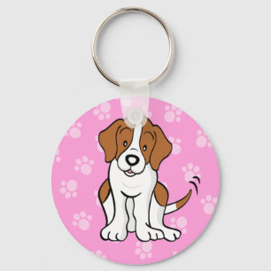 Porte-clés Porte - clé mignon de beagle de chien de bande