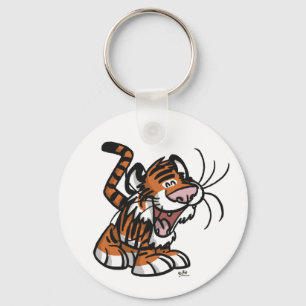 Porte-clés Porte - clé mignon de Lil'Tiger de bande dessinée