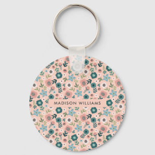 Porte-clés Porte - clé minimaliste moderne Monogramme