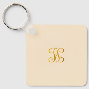Porte-clés Porte - clé minimaliste monographique personnalisé