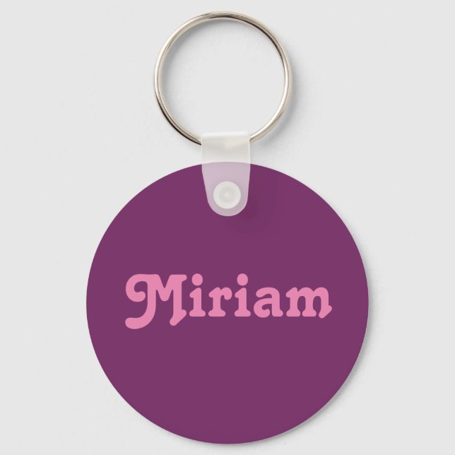 Porte-clés Porte - clé Miriam (Recto)