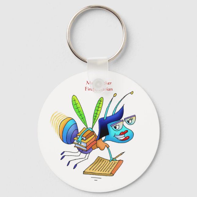 Porte-clés Porte - clé Mme Flicker Fireflybrarian (Recto)