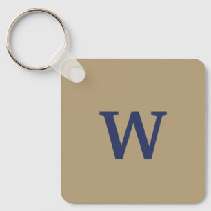 Porte-clés Porte - clé monogrammé Brown et bleu