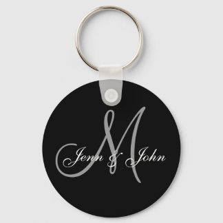 Porte-clés Porte - clé Monogramme Mariage personnalisé