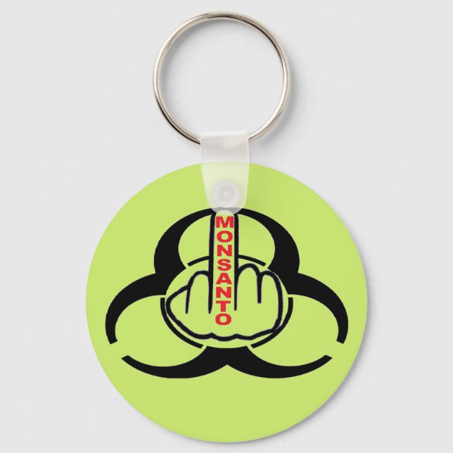 Porte-clés Porte - clé Monsanto Bio Risque Retourner (Recto)