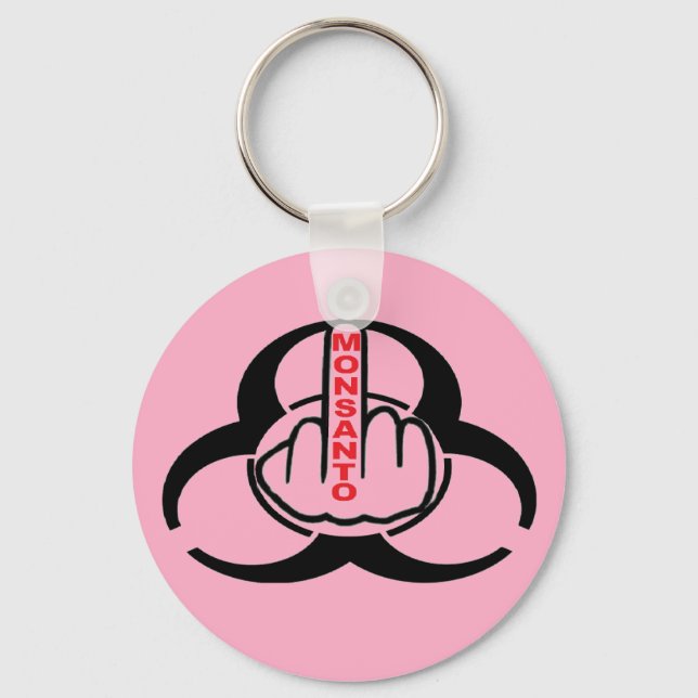 Porte-clés Porte - clé Monsanto Bio Risque Retourner (Recto)
