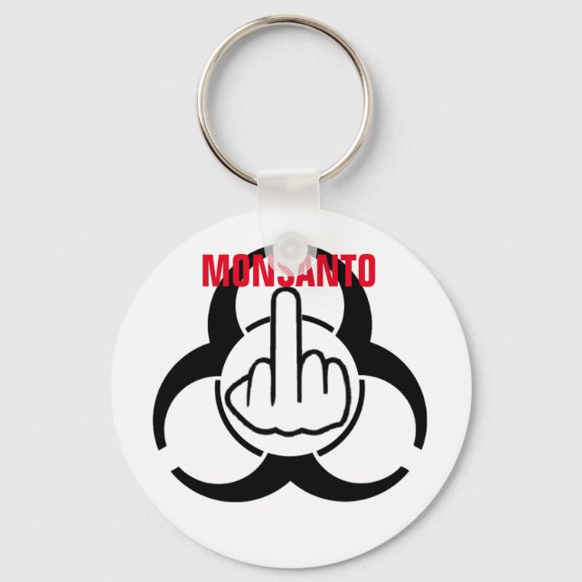 Porte-clés Porte - clé Monsanto Bio Risque Retourner (Recto)