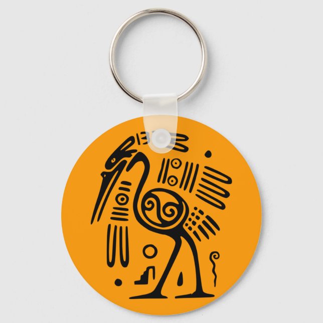 Porte-clés Porte - clé Motif mexicain antique (Recto)