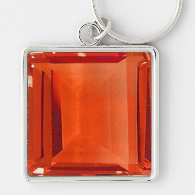 Porte-clés Porte - clé Motif Orange Gemstone (Devant)