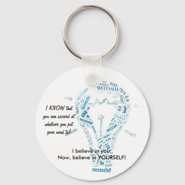 Porte-clés Porte - clé motivationnel (Recto)