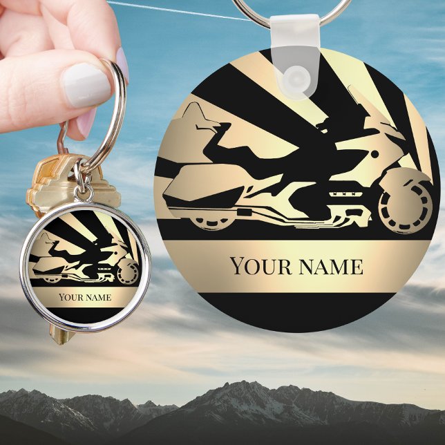 Porte-clés Porte - clé moto moto moto moto biker sepia (Créateur téléchargé)