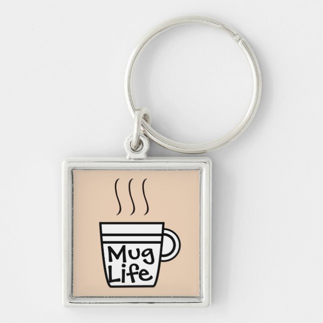 Porte-clés Porte - clé Mug Life (Devant)