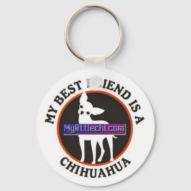 Porte-clés porte - clé Mylittlechi.com (Recto)