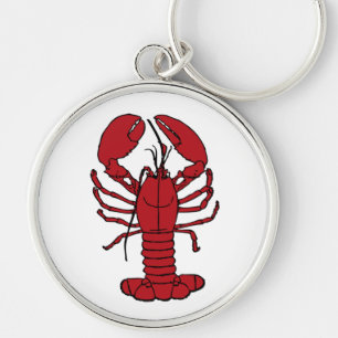 Porte-clés Porte - clé nautique de plage de homard    mignon