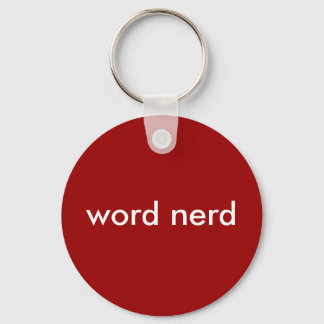 Porte-clés Porte - clé Nerd Word