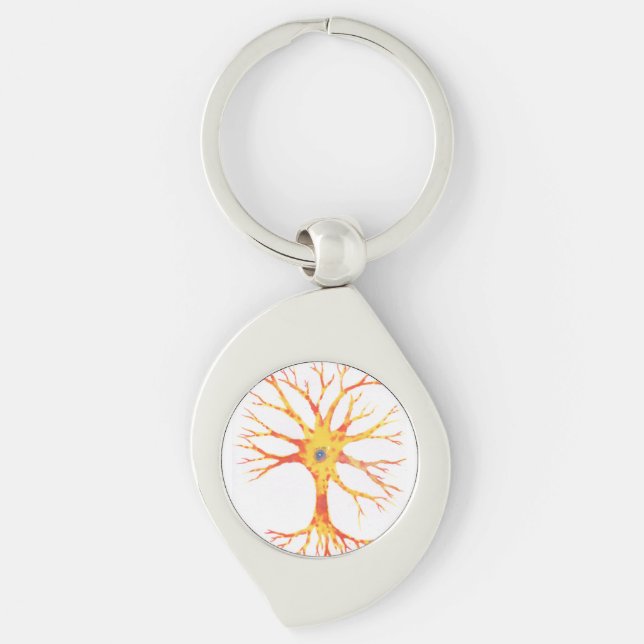Porte-clés Porte - clé neuronal (Devant)