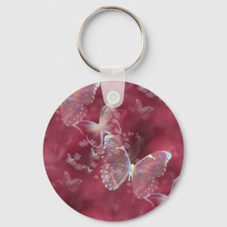 Porte-clés porte - clé no1 rouge papillons