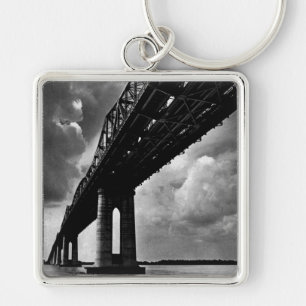 PORTE-CLÉS PORTE - CLÉ NOIR ET BLANC VINTAGE DE PHOTO