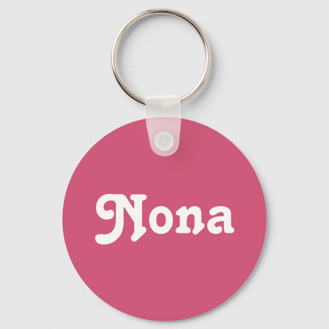 Porte-clés Porte - clé Nona (Recto)