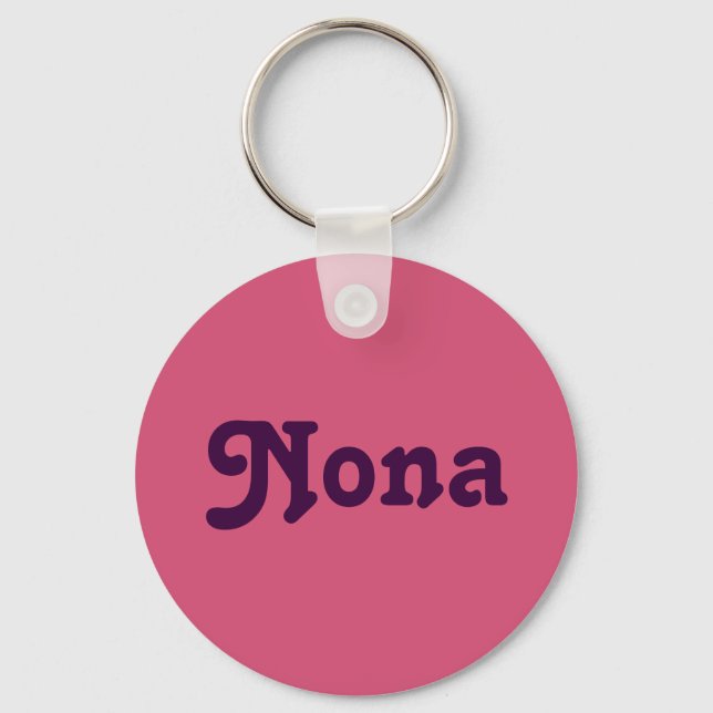 Porte-clés Porte - clé Nona (Recto)