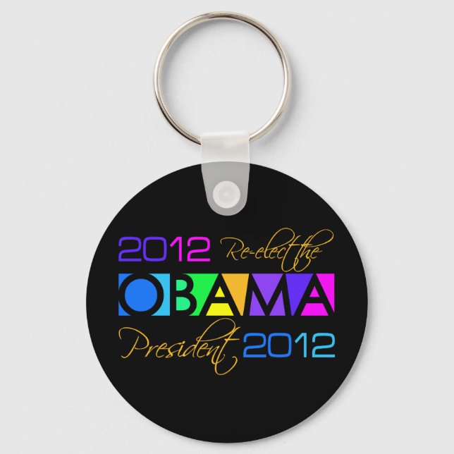 PORTE-CLÉS PORTE - CLÉ OBAMA 2012 (Recto)