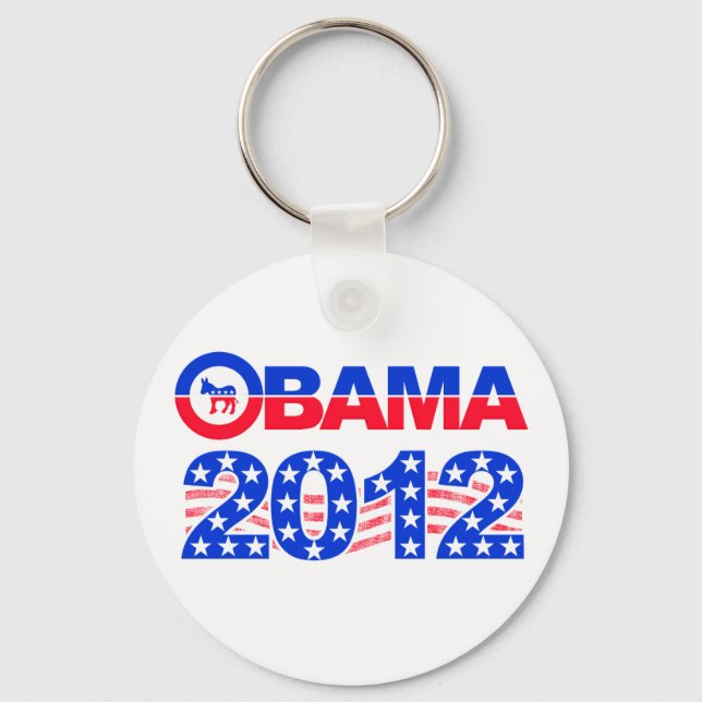 PORTE-CLÉS PORTE - CLÉ OBAMA 2012 (Recto)