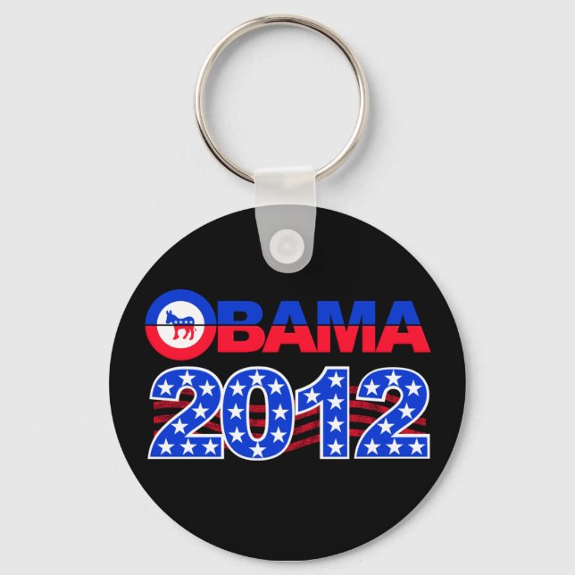 PORTE-CLÉS PORTE - CLÉ OBAMA 2012 (Recto)