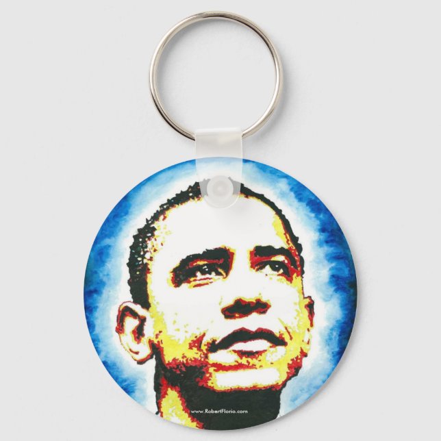 Porte-clés Porte - clé Obama Portrait (Recto)
