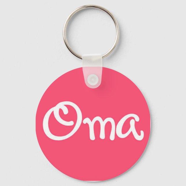 Porte-clés Porte - clé Oma (Recto)