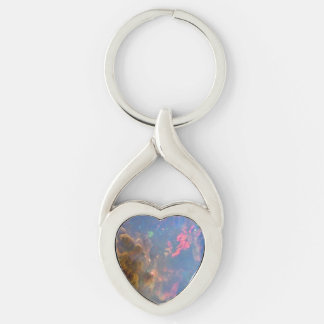 Porte-clés Porte - clé Opal Twisted Heart Metal