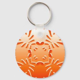 Porte-clés porte - clé orangé